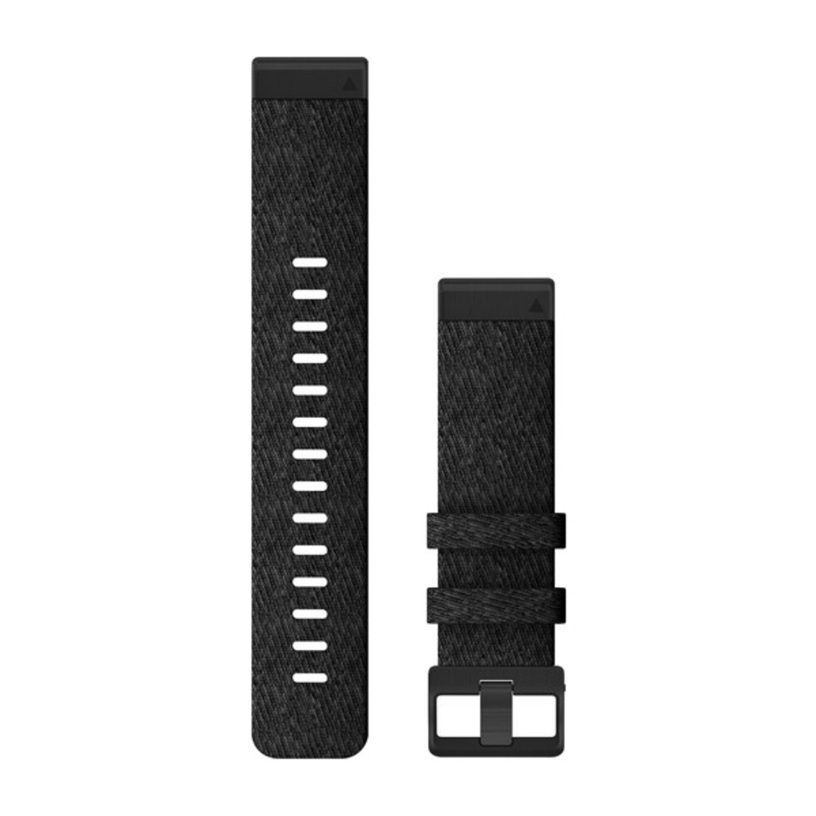 Quickfit 22 Watch Straps - Heathered Black Nylon