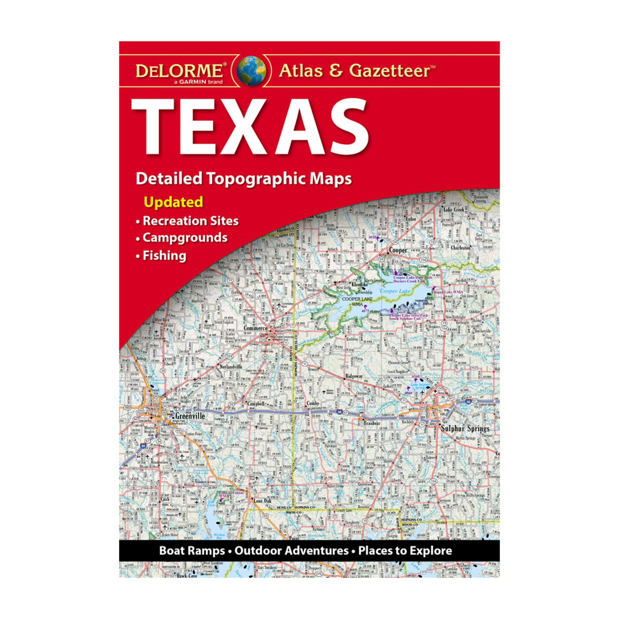 Delorme Atlas & Gazetteer Paper Maps - Texas