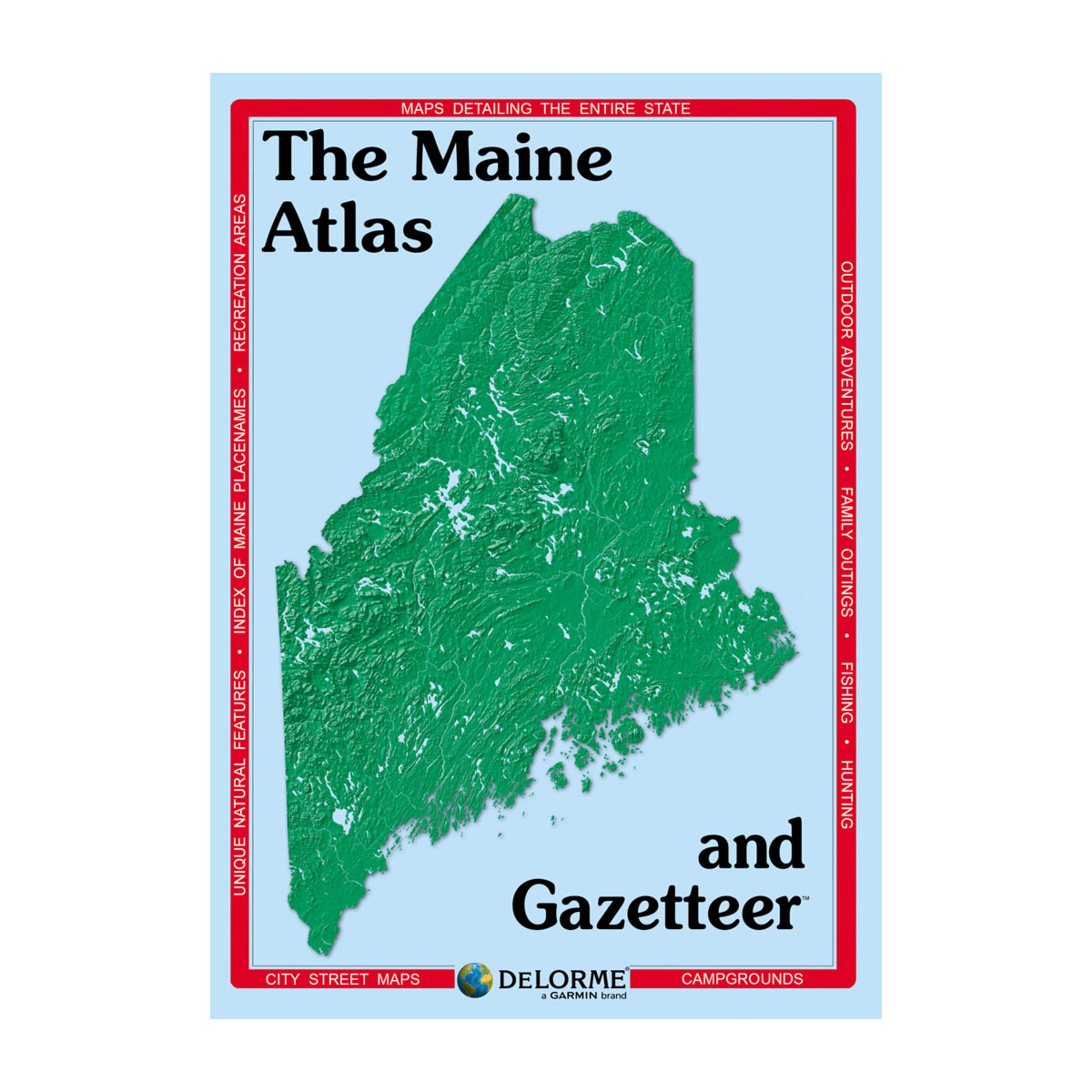 Delorme Atlas & Gazetteer Paper Maps - Maine