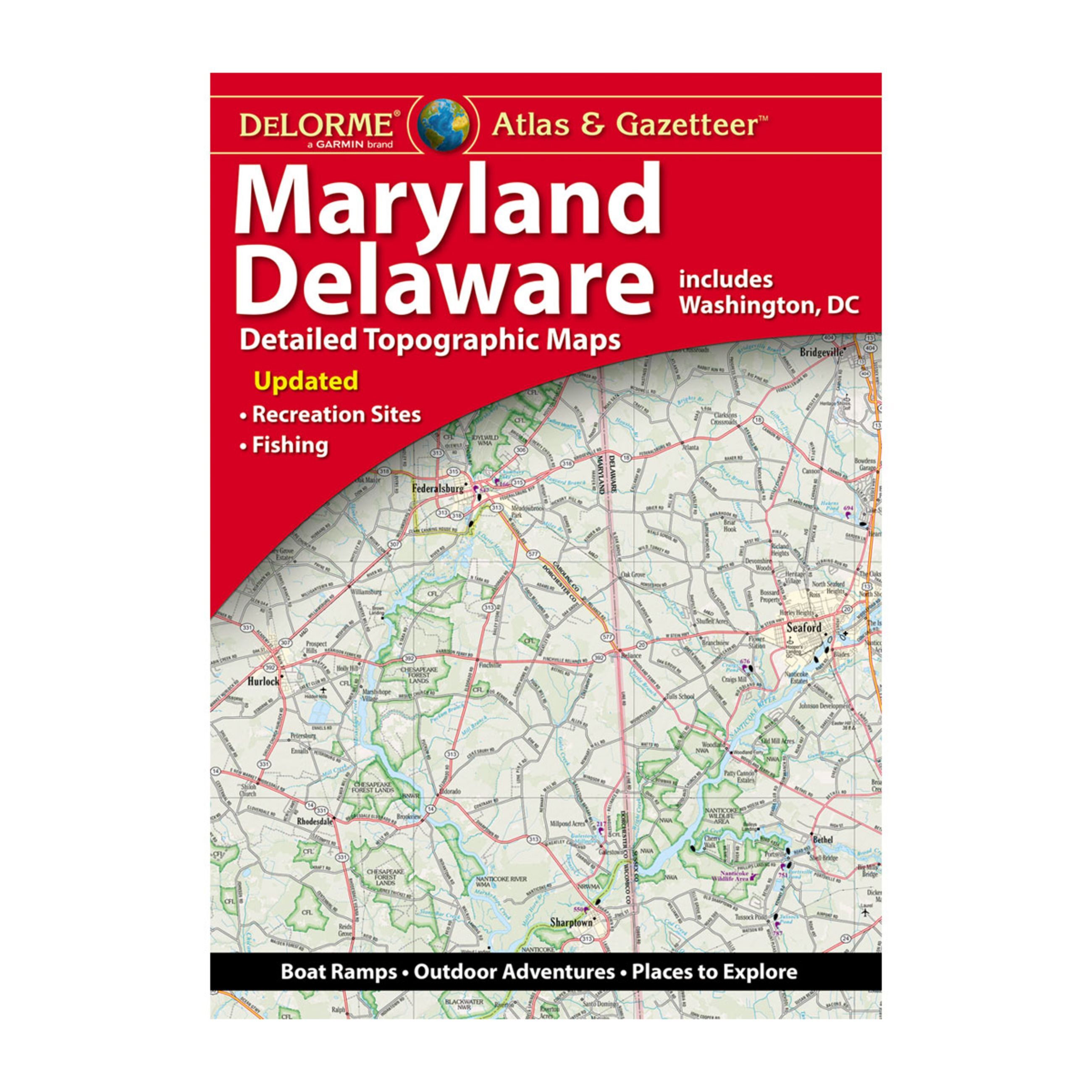 Delorme Atlas & Gazetteer Paper Maps - Maryland/Delaware