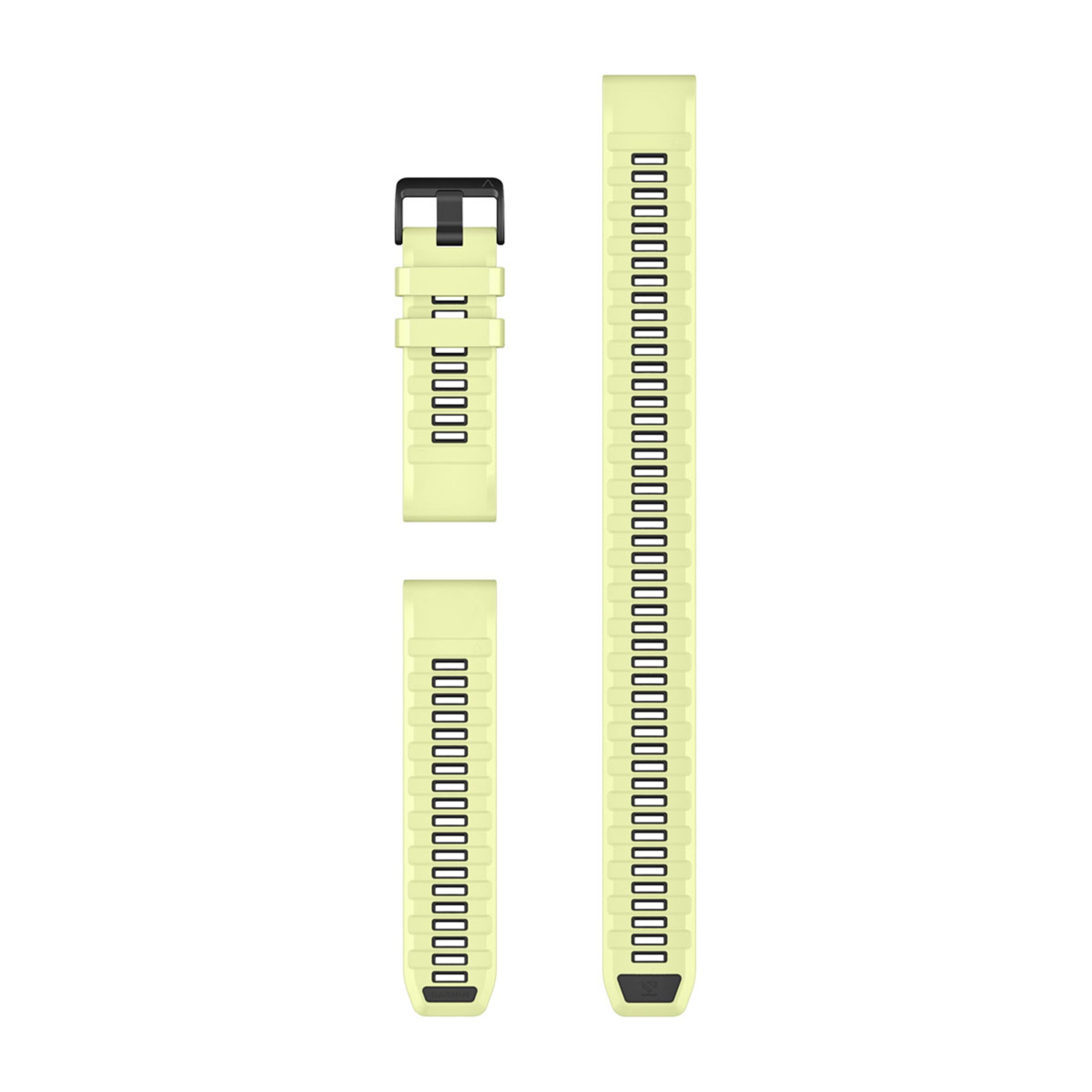 Quickfit 26 Watch Bands - Citron Silicone (3-Piece Dive Set)