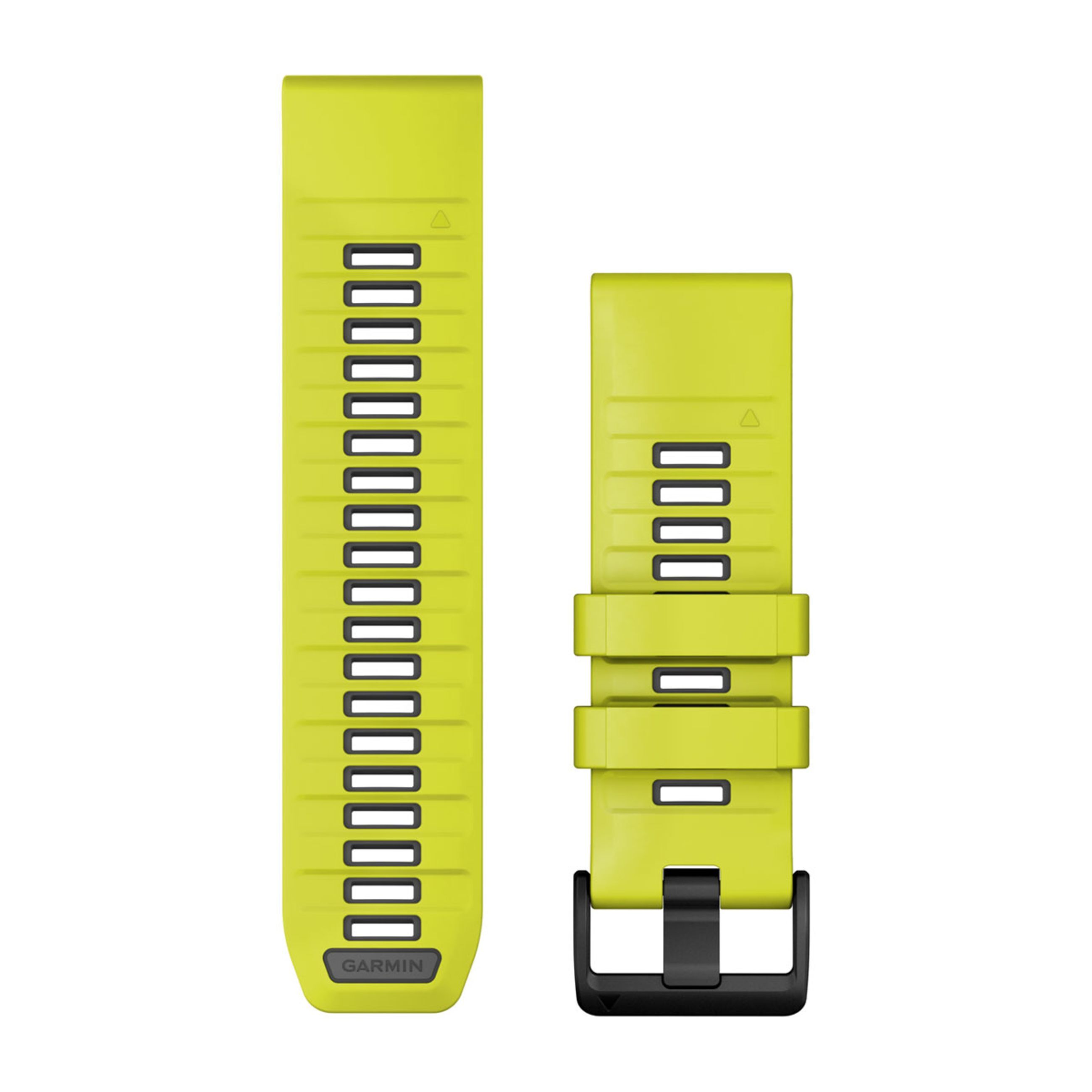 Quickfit 26 Watch Bands - Amp Yellow/Graphite Silicone