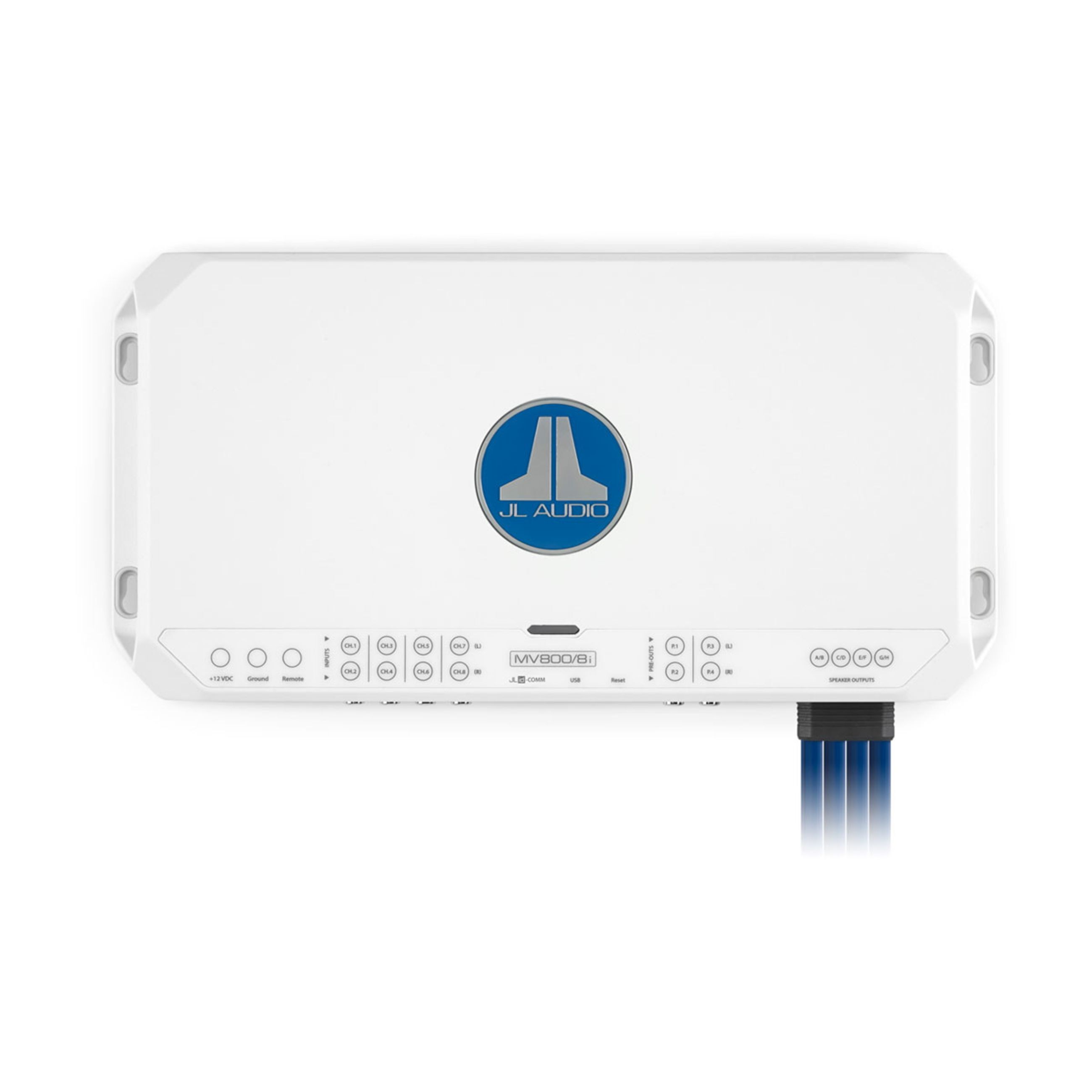 Jl Audio Mvi Marine Amplifier - 8 Channel Full-Range Marine Amplifier (800 Watts) (Mv800/8I)