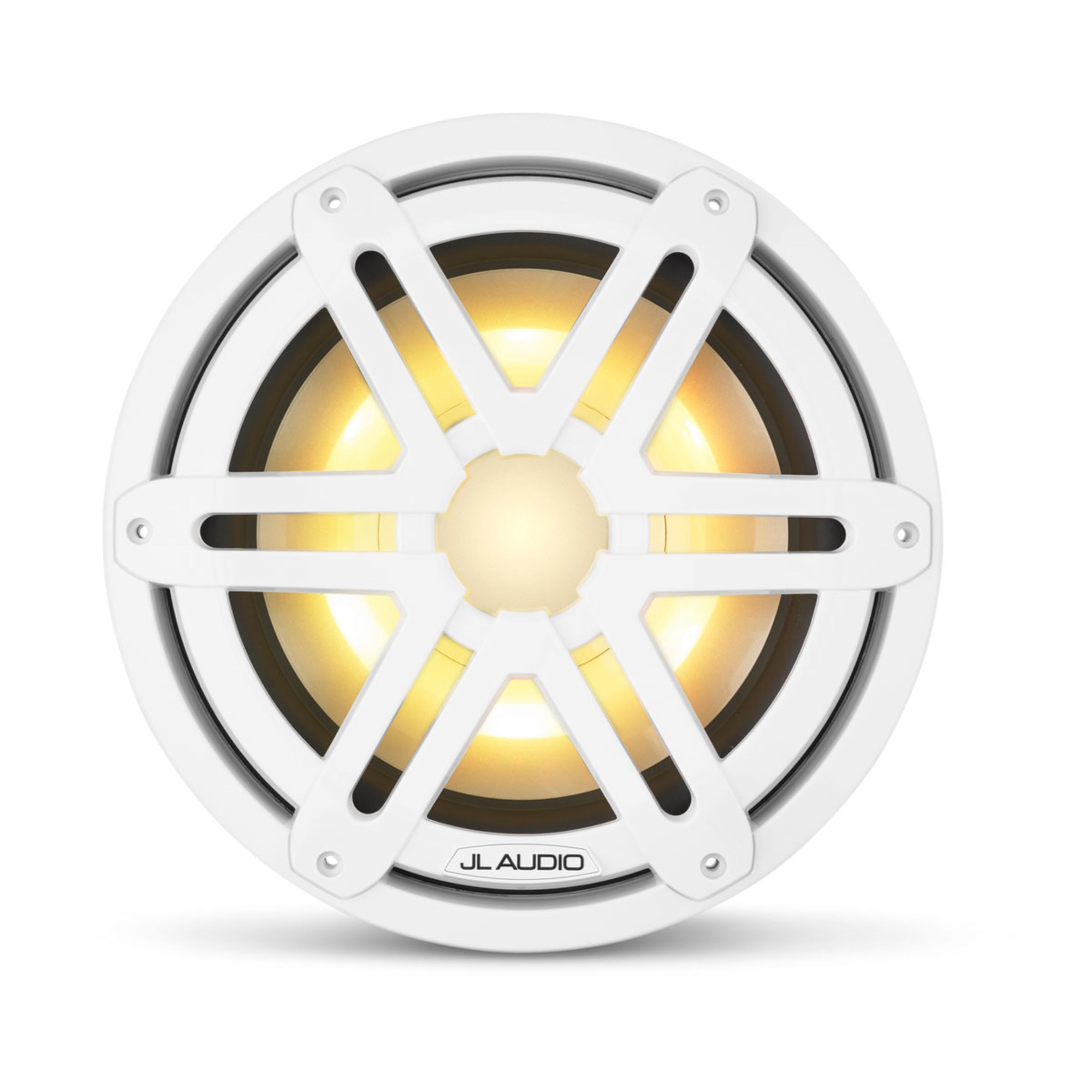 Jl Audio M3 Marine Subwoofer - 10" With Led And White Sport Grille (M3-10Ib-S-Gw-I-4)